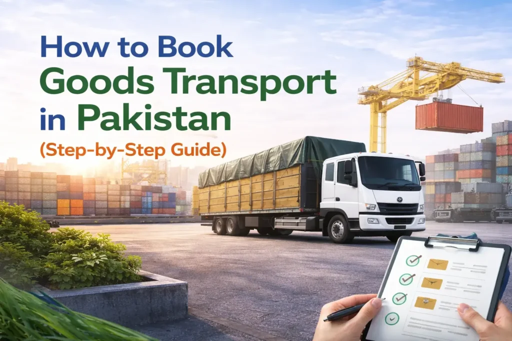 How to Book Goods Transport in Pakistan