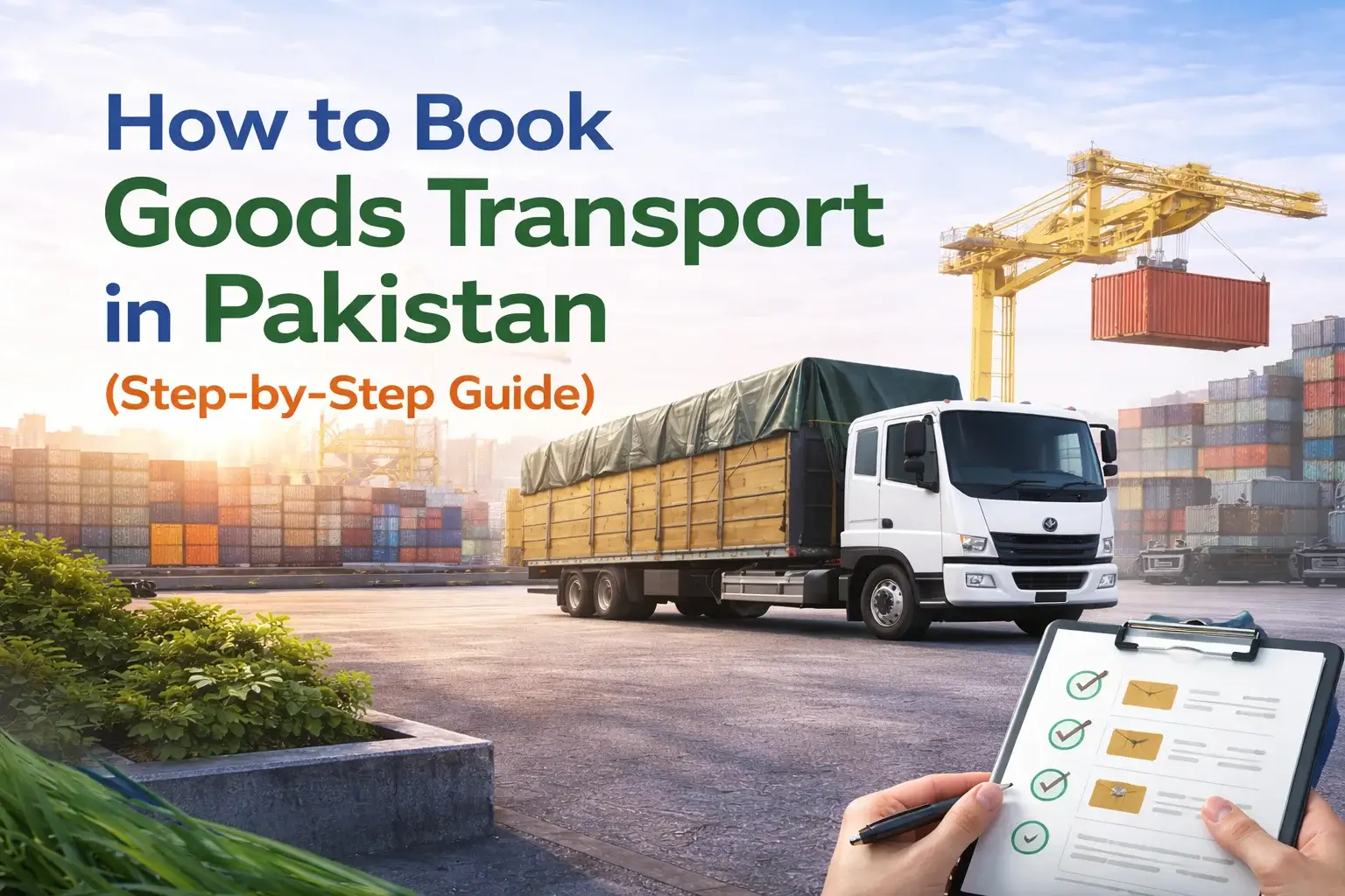 How to Book Goods Transport in Pakistan
